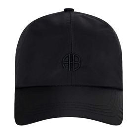 Anine Bing Jeremy Baseball Cap AB Nylon, Black